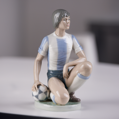Раритетная фарфоровая статуэтка "Footballer", от Lladro 1983 год