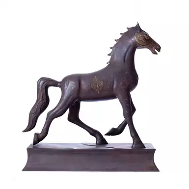 Антикварная бронзовая статуэтка "Horse", первая половина 19-го века