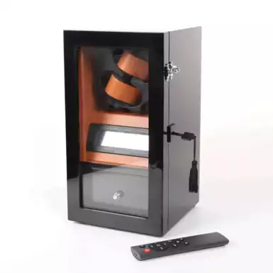 Automatic winder box for two watches "Flow" by Salvadore