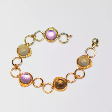 Bracelet with precious stones "Universe" by Annamaria Cammilli