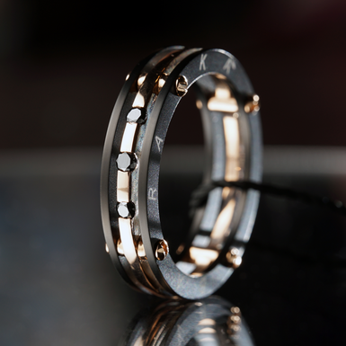 Мужское кольцо с бриллиантами "Flavio" от Baraka
