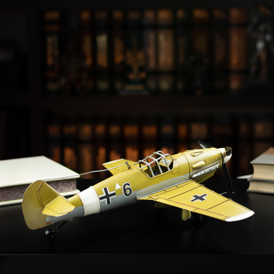 Metal model of the Messerschmitt ME 109 fighter 1935 (44 cm) by Nitsche (made in retro style)