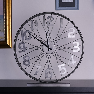 Настільний годинник ручної роботи "Футуризм"