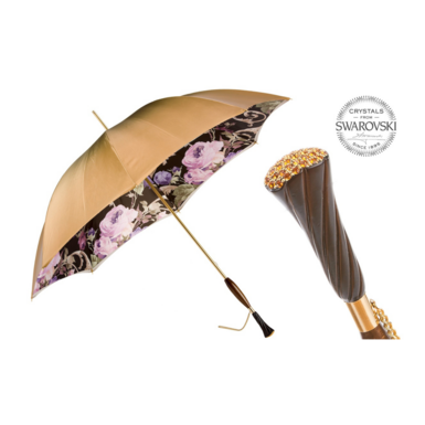 Женский зонт-трость с кристаллами Swarovski "Vintage" от Pasotti