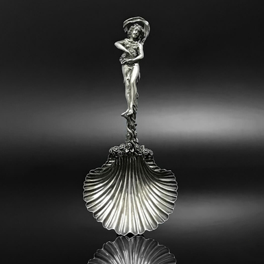 Декоративная ложка от Giovanni Raspini из серебра