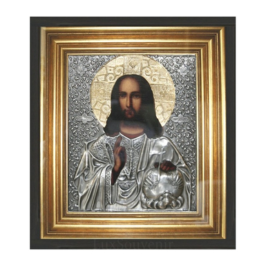 Православная икона "Господь Вседержитель" с позолотой