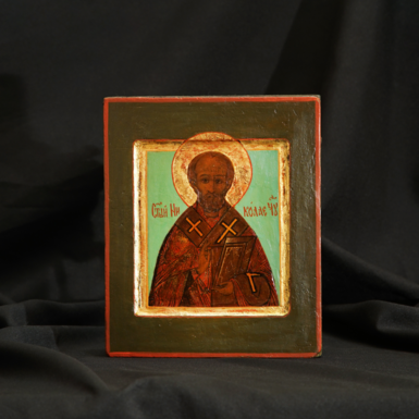 Icon-ark of Nicholas the Wonderworker, mid-19th century, central regions of Ukraine