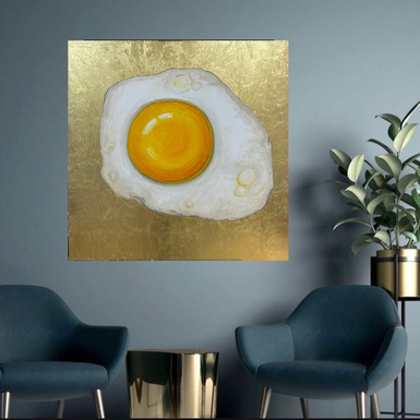 Картина "Яйцо золотое", Татьяна Хитрая