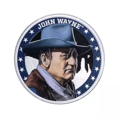 Silver coin "John Wayne", 1 dollar