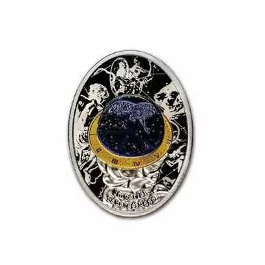 Срібна монета "Синє сузір'я Царевича"