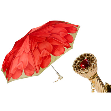 Жіноча парасолька "Red Dahlia" від Pasotti