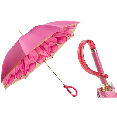 Жіноча парасолька-тростина "Fuchsia Dahlia" від Pasotti