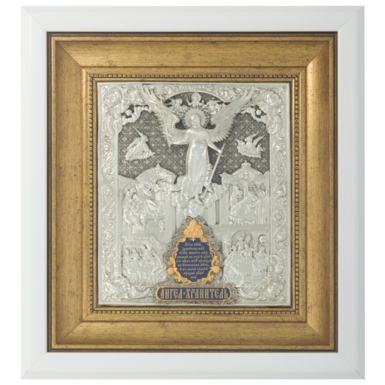 Икона "Ангел Хранитель" с позолотой