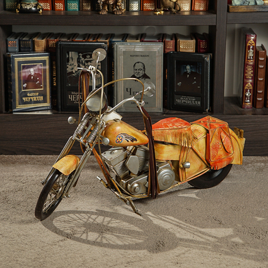 Большая металлическая модель мотоцикла Indian-1940 (80 см) от Nitsche (изготовлено в ретро стиле)