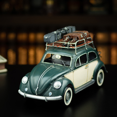 Металлическая модель автомобиля VW Käfer Winter 1934 года (35 см) от Nitsche (изготовлено в ретро стиле)
