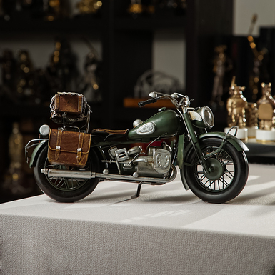 Металева модель мотоцикла BMW R75 Military 1933 року (30 см) від Nitsche (виготовлено у ретро стилі)