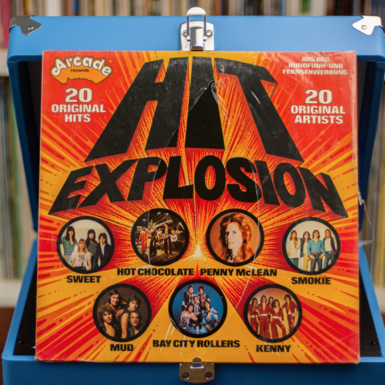 Vinyl record Hit Explosion - 20 Original Hits, 20 Original Artists (1976)