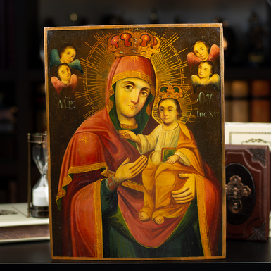Икона Черниговской Божьей Матери второй половины 19 века, Черниговщина