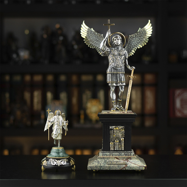 Комплект статуэток «Ангел-хранитель» и «Святой Архангел Михаил защитник Киева»