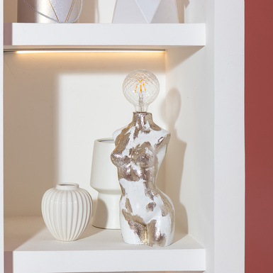 Декоративная статуэтка светильник "Афродіта" білий від Mod-Art decor