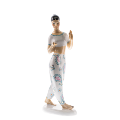 The porcelain figurine "Indian dance" by Kyiv Porcelain (Limited series)