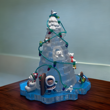 Винтажная новогодняя игрушка «Елочка с северного полюса» от Hallmark Keepsake