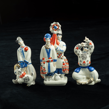 A series of porcelain figurines "Carolers" from Kyiv Porcelain (Limited Edition)