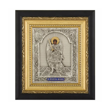 Icon "Archangel Michael" (copper, silver, gilding)