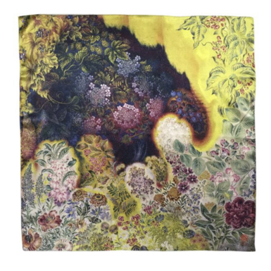 Silk scarf "Decorative panel" by OLIZ (based on the painting by Ekaterina Belokur)