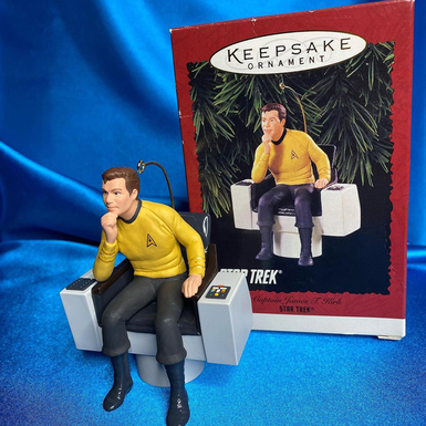 Christmas tree toy "Star Track - Captain Kirk" by Hallmark Keepsake Ornament