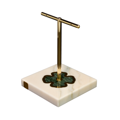 "Clover rose" earring stand by Michel Maloch