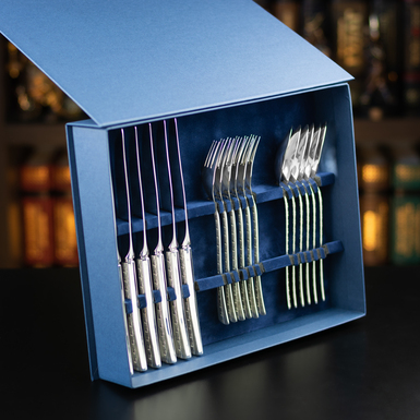 Silver cutlery set "Tiffany" (18 items)