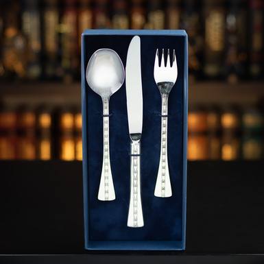 Silver cutlery set "Meal" (3 pieces)