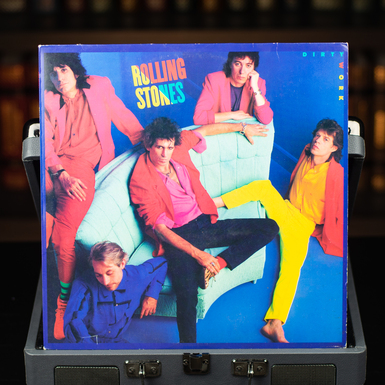 Vinyl record of The Rolling Stones – Dirty Work (1986)