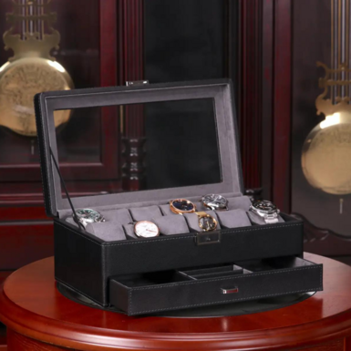 Скринька для зберігання 12-ти годнників і прикрас "Jewelry" від Salvadore