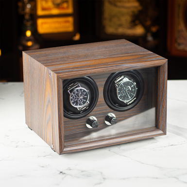 Шкатулка для подзавода 2-х часов "Hunter" от Asen