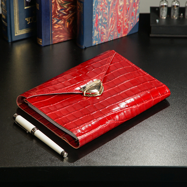 Leather notebook "Scarlet"