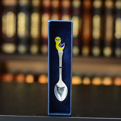 Children's spoon made of silver "Duckling"