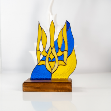 Stained glass on a stand "Coat of Arms" from GLASS ART