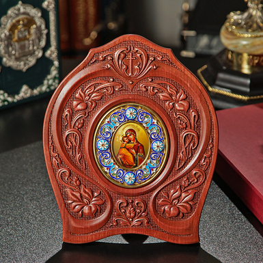 Иверская икона Пресвятой Богородицы с серебра и драгоценными камнями