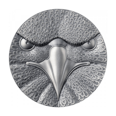 Silver coin "Binary Eagle", 1000 satoshi