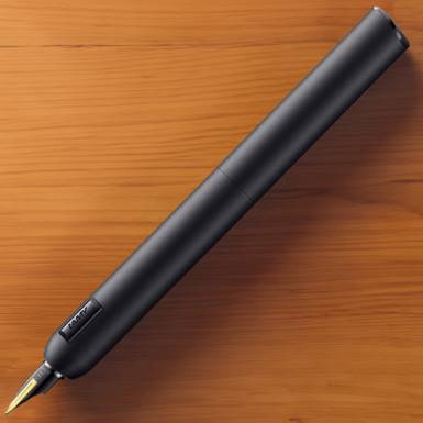 Fountain pen "Dialog black" (nib F) by Lamy