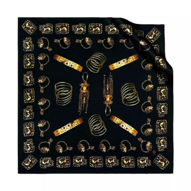 Шелковый платок "Сарматское золото" от OLIZ