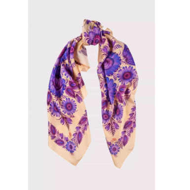 Silk scarf "Lilac" by OLIZ