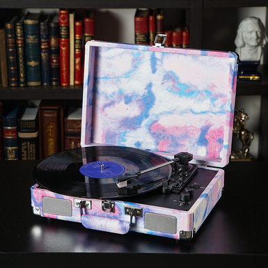 Cruiser Plus Portable Turntable with Bluetooth In/Out - Tie Dye by Crosley
