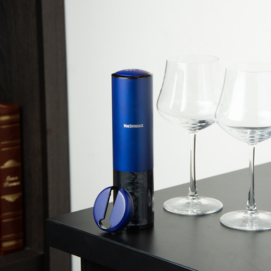 Автоматичний електроштопор для вина від Wine Enthusiast (синій)