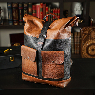 Leather backpack "Crush"