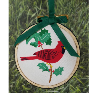 Vintage "Christmas Bird" Christmas Tree Ornament by Hallmark Keepsake Ornament (1986)