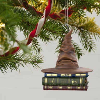Hallmark Keepsake Ornament "Sorting hat" Collectible Movable and Talking Christmas Tree Ornament (2003)