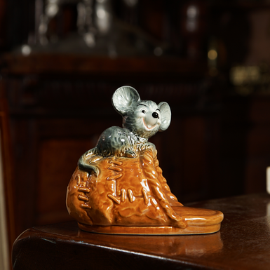 Фарфоровая статуэтка-копилка "Mouse" от Goebel, середина 20 века